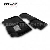 Текстильные 3D коврики Euromat3D Business в салон для Lexus ES (2010-2014) № EMC3D-003210