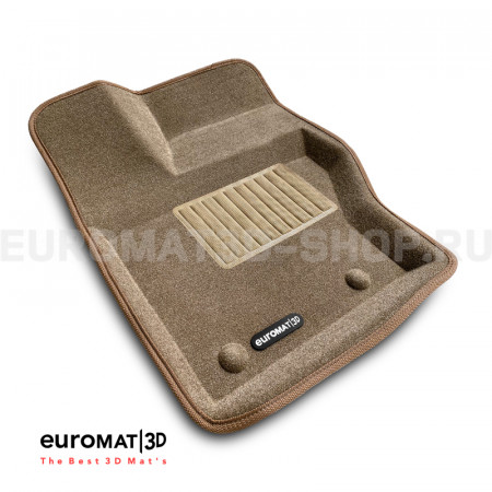Текстильные 3D коврики Euromat3D Business в салон для Land Rover Discovery V (2017-) № EMC3D-003102T Бежевый Текстильные 3D коврики Euromat3D Business в салон для Land Rover Discovery V (2017-) № EMC3D-003102T Бежевый