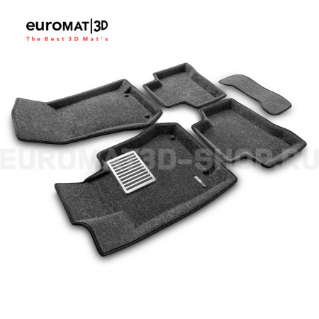 Текстильные 3D коврики Euromat3D Lux в салон для Mercedes GLC-Class (X253) (2015-2022) № EM3D-003518G Серые Текстильные 3D коврики Euromat3D Lux в салон для Mercedes GLC-Class (X253) (2015-2022) № EM3D-003518G Серые
