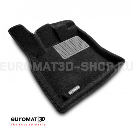 Текстильные 3D коврики Euromat3D Premium в салон для Skoda Superb NEW (2015-) № EMPR3D-004510