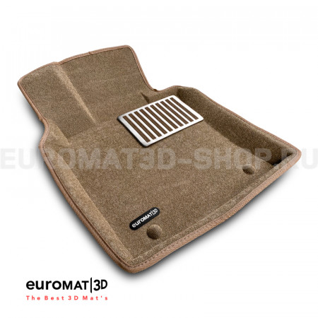 Текстильные 3D коврики Euromat3D Lux в салон для Lexus ES (2019-) № EM3D-005101T Бежевые Текстильные 3D коврики Euromat3D Lux в салон для Lexus ES (2019-) № EM3D-005101T Бежевые