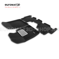 Текстильные 3D коврики Euromat3D Lux в салон для Kia Mohave (2021-) № EM3D-002906 Текстильные 3D коврики Euromat3D Lux в салон для Kia Mohave (2021-) № EM3D-002906