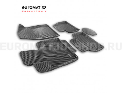 3D Коврики Euromat3D EVA В Салон Для CHANGAN UNI-T (2023-) № EM3DEVA-001333
