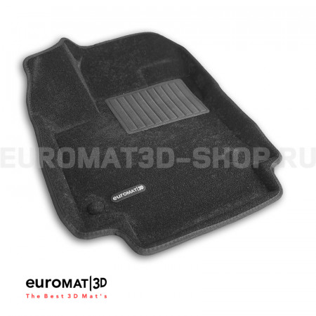 Текстильные 3D коврики Euromat3D Business в салон для Geely Okavango (2024-) № EMC3D-001415