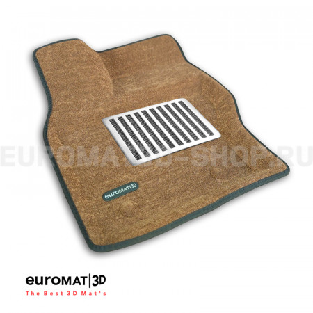 Текстильные 3D коврики Euromat3D Lux в салон для Land Rover Range Rover Vogue L405 (2013-2021) № EM3D-003106R Коричневые Текстильные 3D коврики Euromat3D Lux в салон для Land Rover Range Rover Vogue L405 (2013-2021) № EM3D-003106R Коричневые