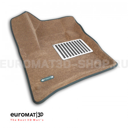 Текстильные 3D коврики Euromat3D Lux в салон для Volkswagen Touareg (2010-2017) № EM3D-004101R Коричневые Текстильные 3D коврики Euromat3D Lux в салон для Volkswagen Touareg (2010-2017) № EM3D-004101R Коричневые