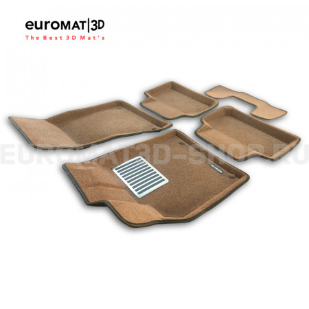 Текстильные 3D коврики Euromat3D Lux в салон для Porsche Macan (2014-) № EM3D-004103R Коричневые Текстильные 3D коврики Euromat3D Lux в салон для Porsche Macan (2014-) № EM3D-004103R Коричневые