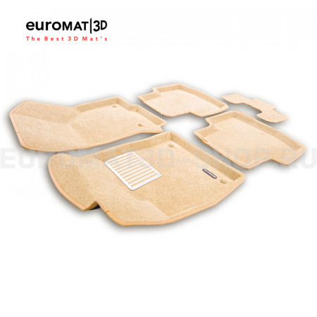 Текстильные 3D коврики Euromat3D Lux в салон для Audi Q3 (2020-) № EM3D-001115T Бжевые Текстильные 3D коврики Euromat3D Lux в салон для Audi Q3 (2020-) № EM3D-001115T Бжевые
