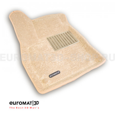 Текстильные 3D коврики Euromat3D Business в салон для Volkswagen Taos (2021-) № EMC3D-004501T Бежевые Текстильные 3D коврики Euromat3D Business в салон для Volkswagen Taos (2021-) № EMC3D-004501T Бежевые