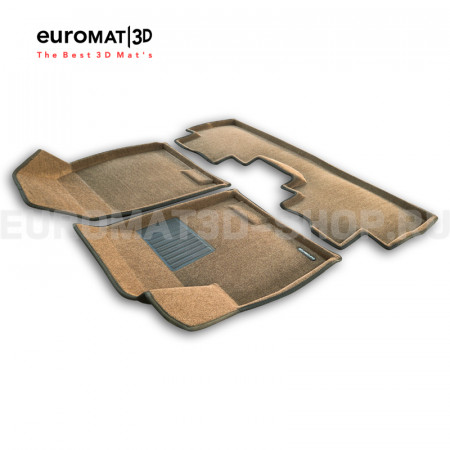 Текстильные 3D коврики Euromat3D Business в салон для Jetour X70 PLUS (2023-) № EMC3D-000022R Коричневые Текстильные 3D коврики Euromat3D Business в салон для Jetour X70 PLUS (2023-) № EMC3D-000022R Коричневые